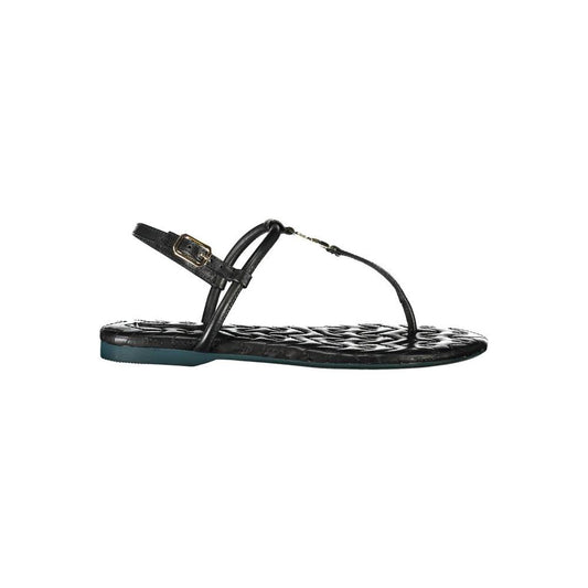 Patrizia Pepe Black Leather Sandal Patrizia Pepe