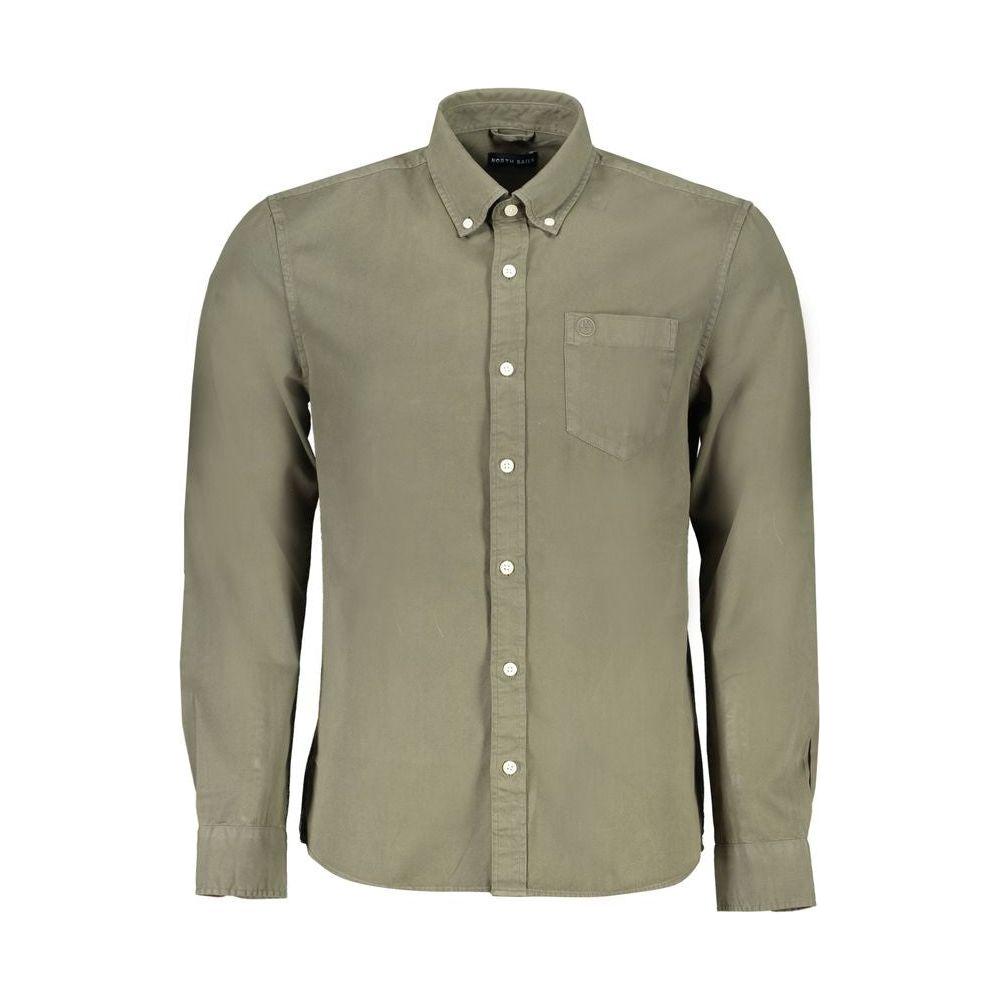 North Sails Green Cotton Shirt North Sails