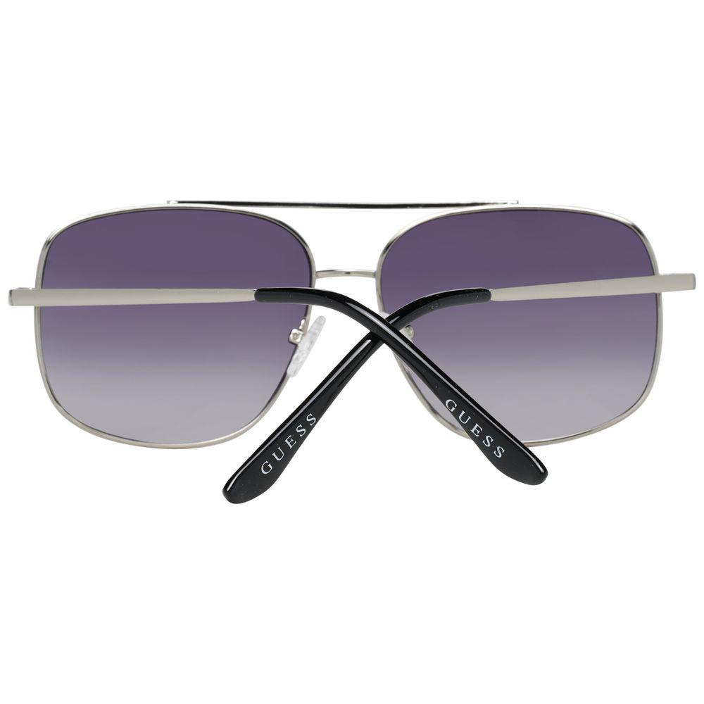 Guess Silver Men Sunglasses Guess