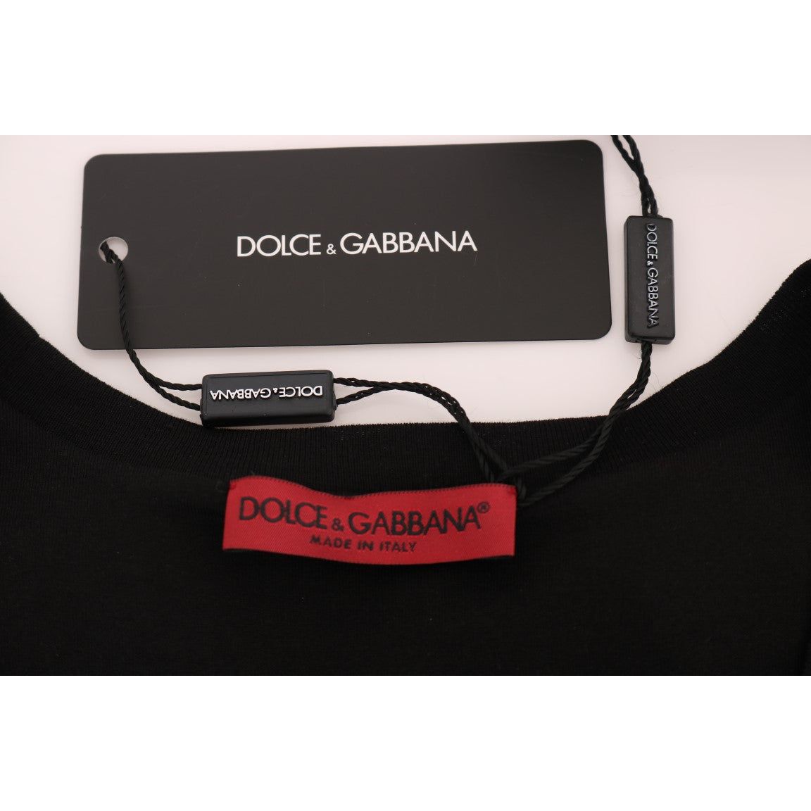 Dolce & Gabbana Black Floral Sequined Cami Blouse Dolce & Gabbana