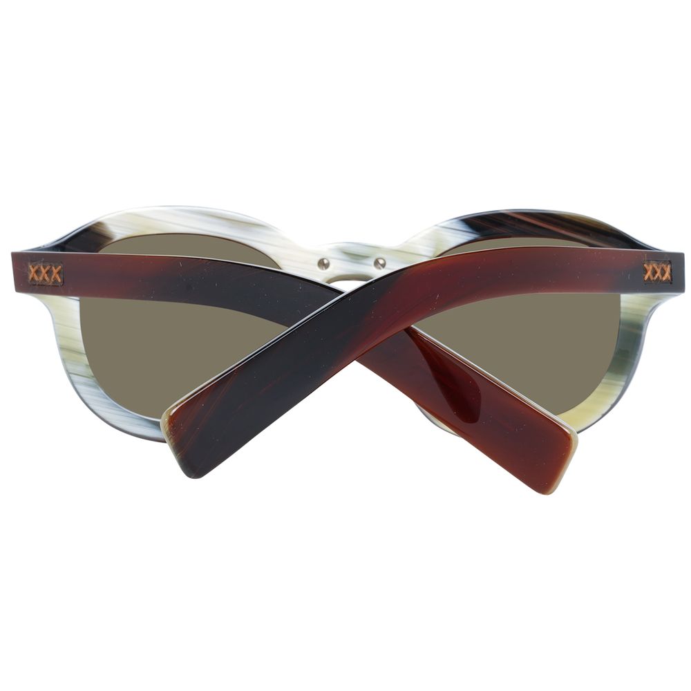 Zegna Couture Brown Men Sunglasses Zegna Couture