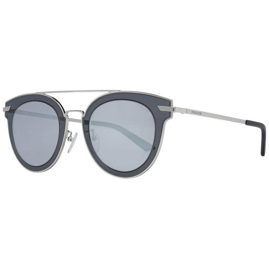 Police Silver Men Sunglasses Police