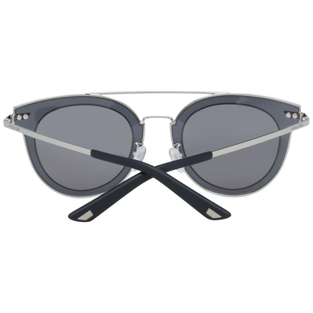 Police Silver Men Sunglasses Police