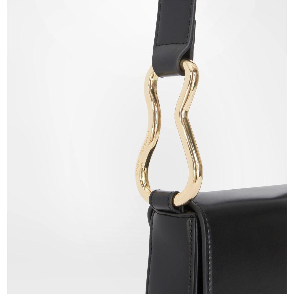 Chiara Ferragni Black Polyester Women Crossbody Bag Chiara Ferragni