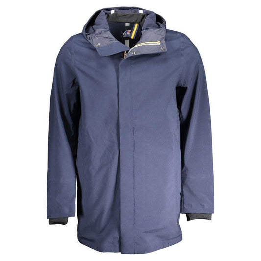 K-WAY Blue Polyester Jacket K-WAY