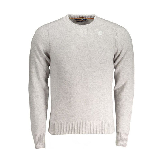 K-WAY Gray Wool Sweater K-WAY