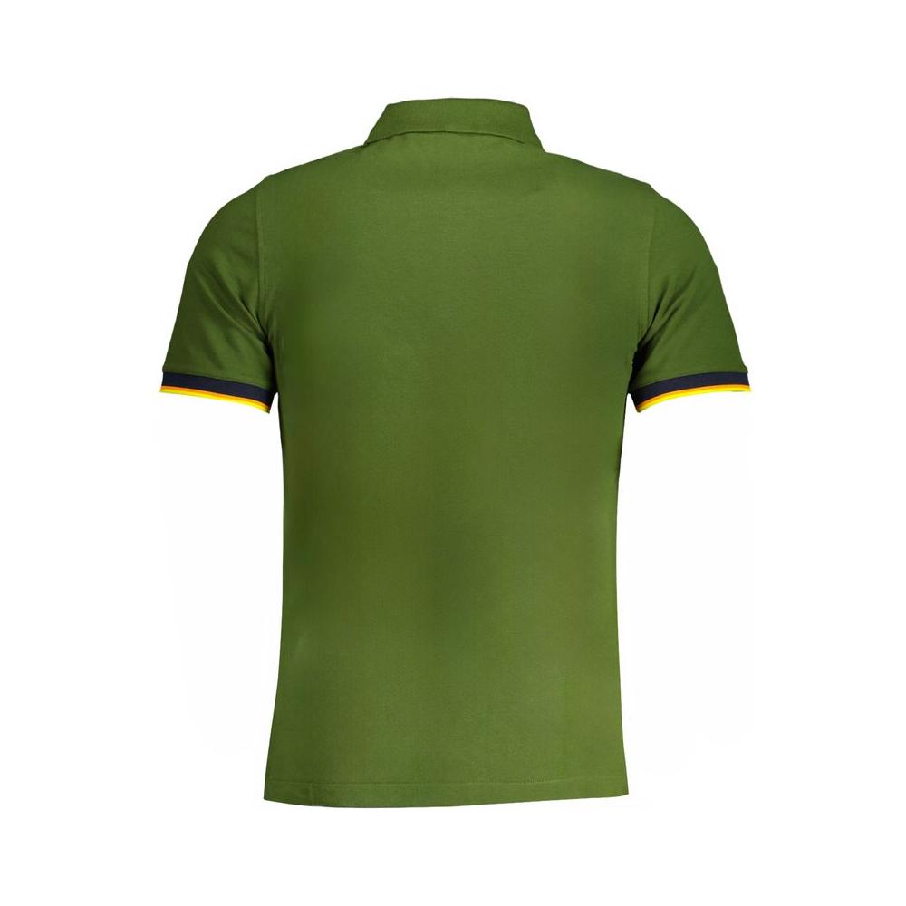 K-WAY Green Cotton Polo Shirt K-WAY