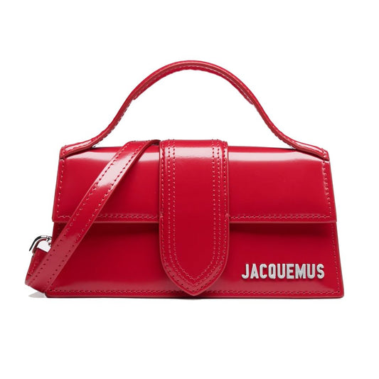 Jacquemus Red Leather Small Crossbody Bag Jacquemus