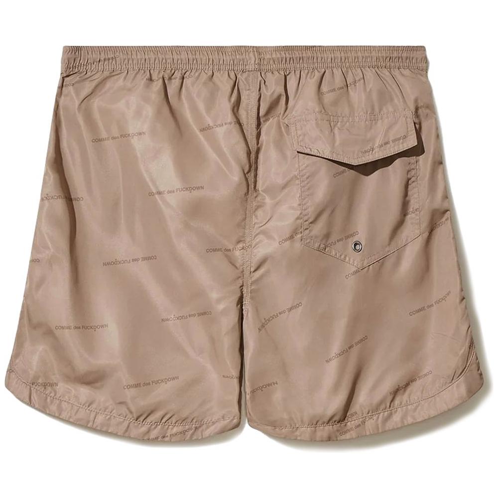 Comme Des Fuckdown Beige Polyester Swimwear Comme Des Fuckdown