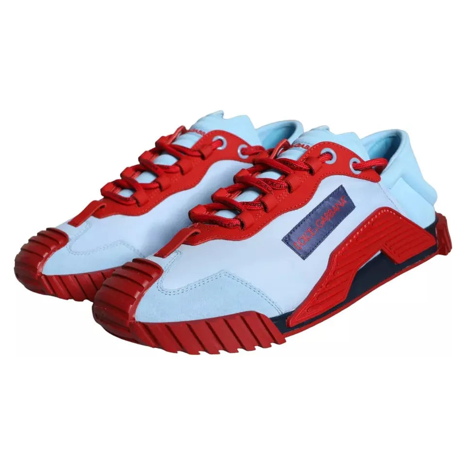 Dolce & Gabbana Blue Red NS1 Low Top Sneakers Men Shoes Dolce & Gabbana