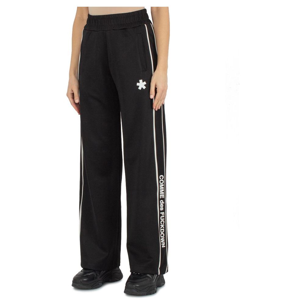 Comme Des Fuckdown Black Polyester Jeans & Pant Comme Des Fuckdown