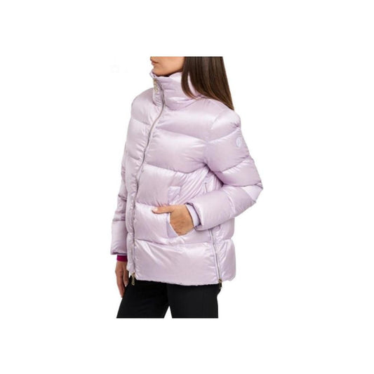 Purple Polyester Jackets & Coat