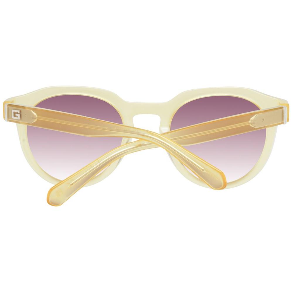 Guess Yellow Men Sunglasses Guess