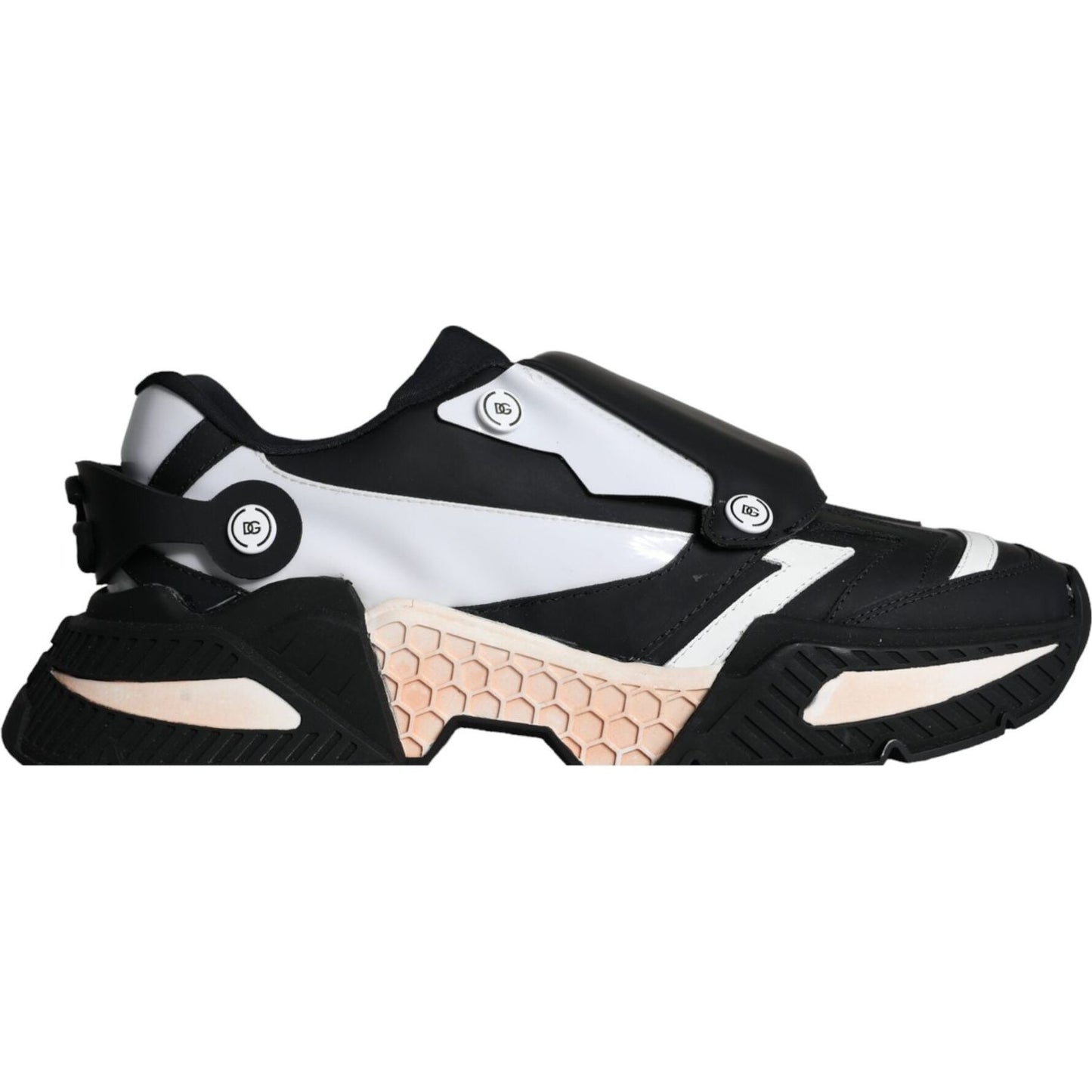 Dolce & Gabbana Black White Airmaster Low Top Sneakers Shoes Dolce & Gabbana