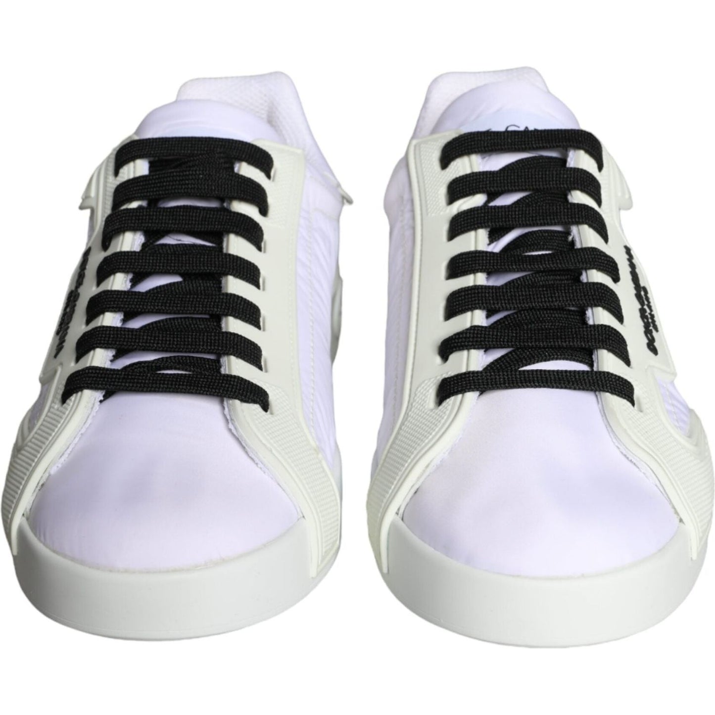 Dolce & Gabbana White Portofino Logo Low Top Trainers Sneakers Shoes Dolce & Gabbana