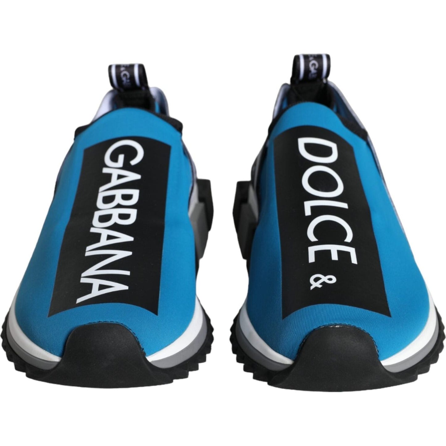 Dolce & Gabbana Blue Logo Low Top Sorrento Men Sneakers Shoes Dolce & Gabbana