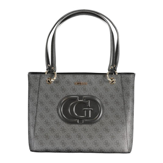 Gray Polyethylene Handbag