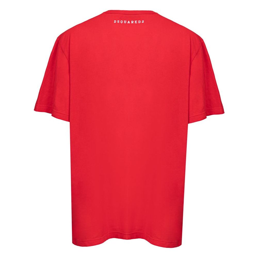 Dsquared² Red Cotton T-Shirt Dsquared²