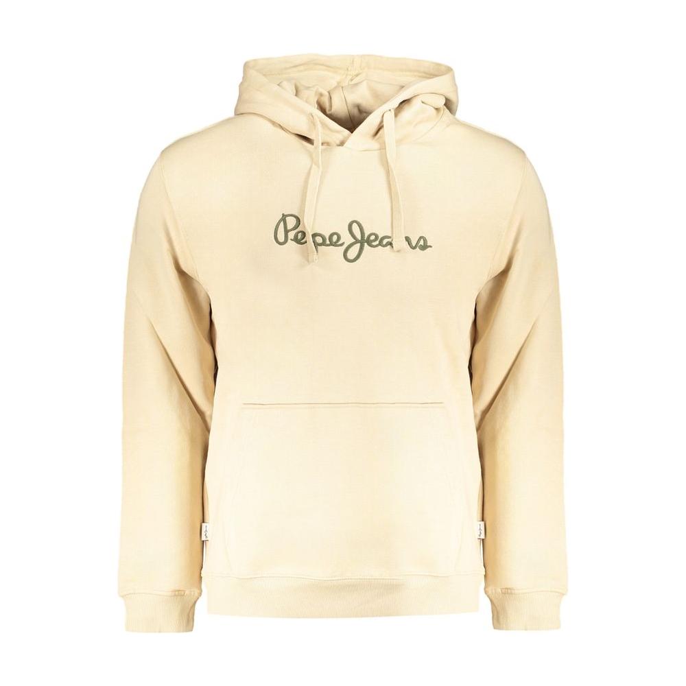 Pepe Jeans Beige Cotton Sweater Pepe Jeans