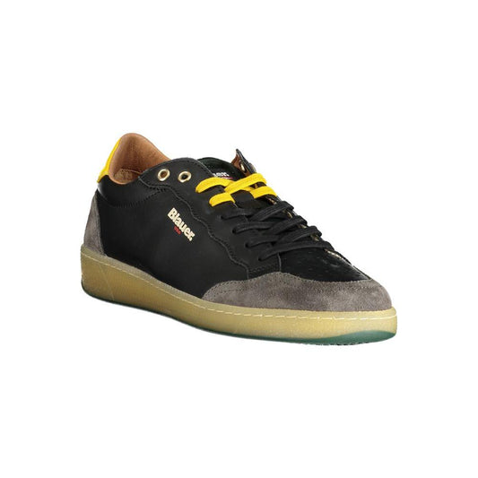 Blauer Black Polyester Sneaker Blauer