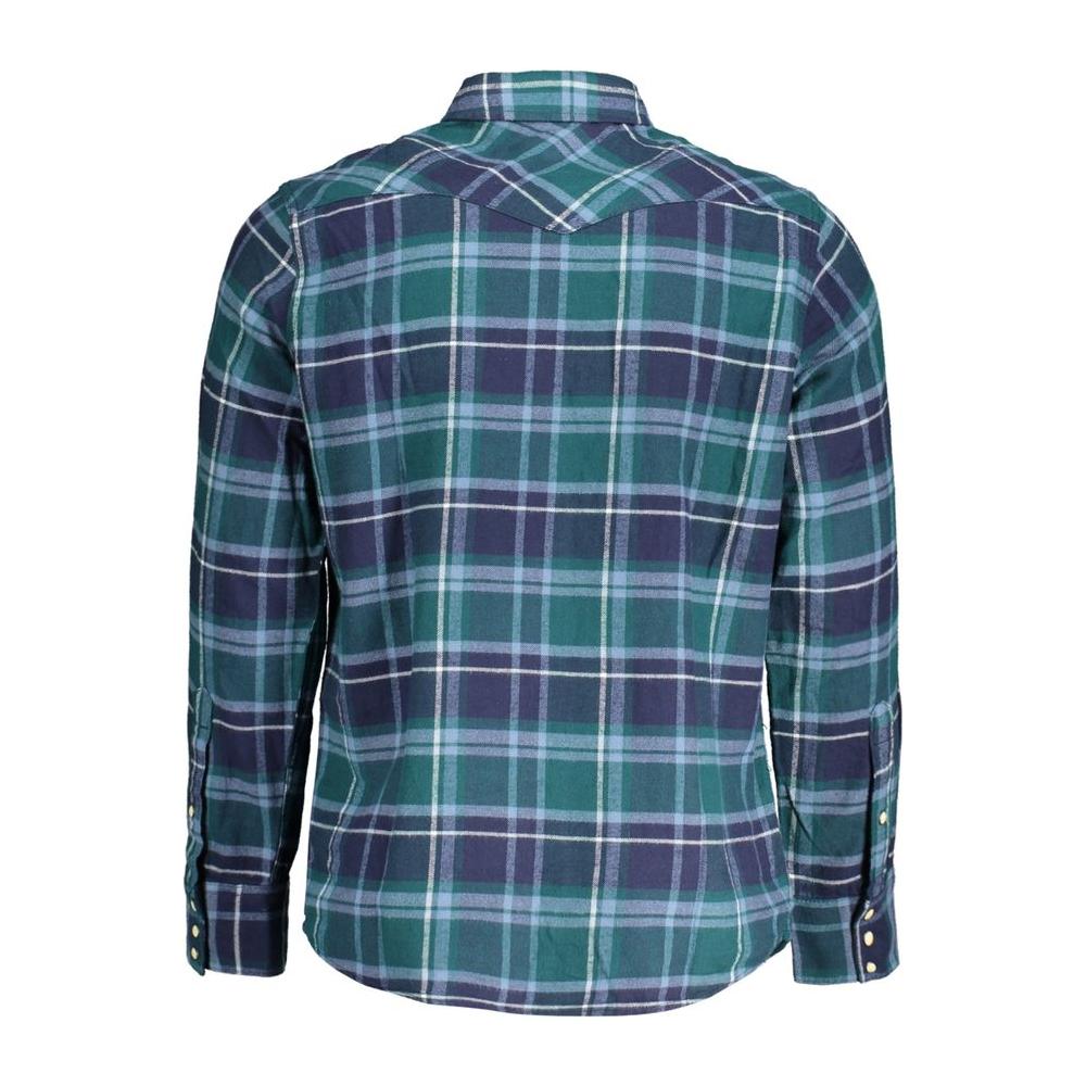 Wrangler Green Cotton Shirt Wrangler