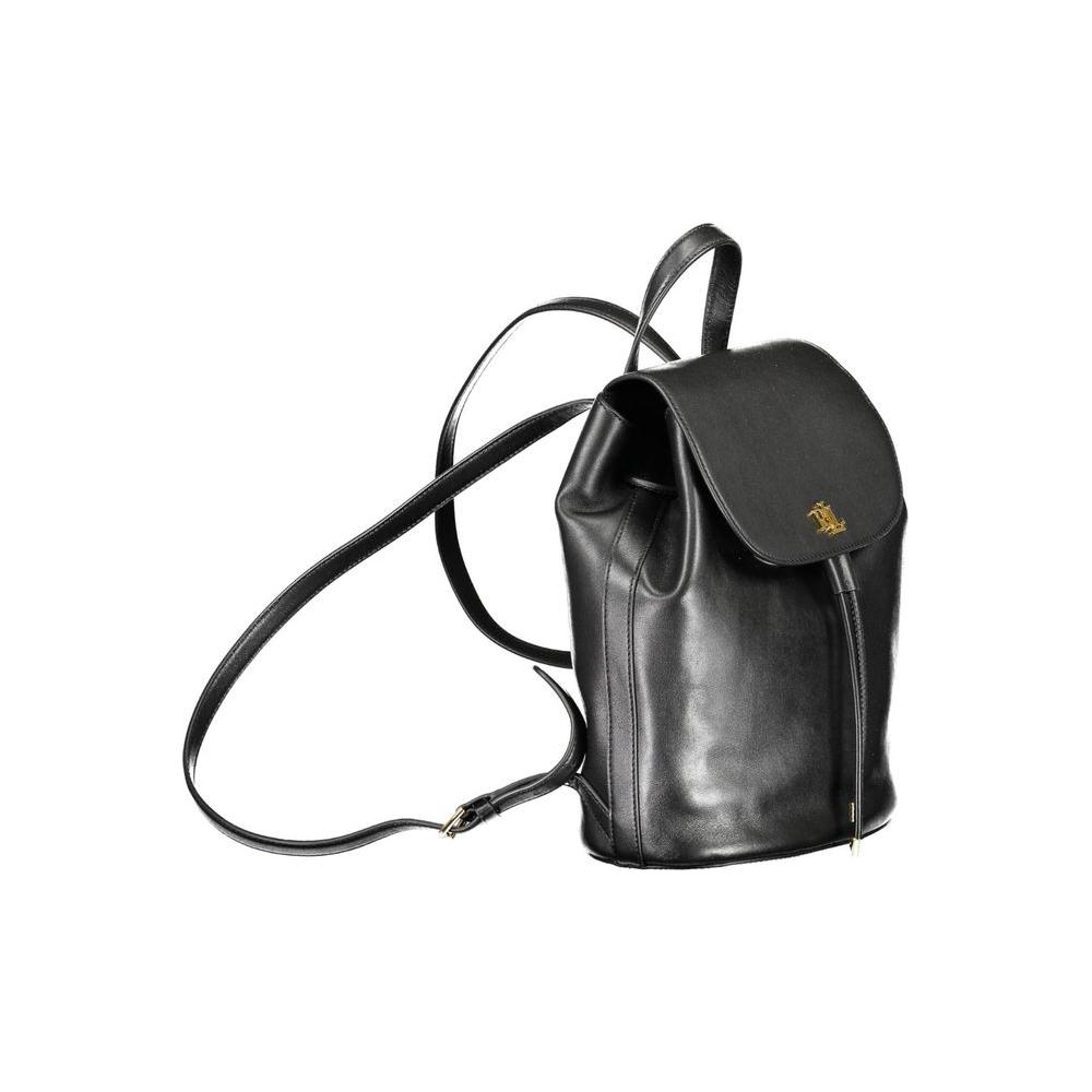 Ralph Lauren Black Leather Backpack Ralph Lauren