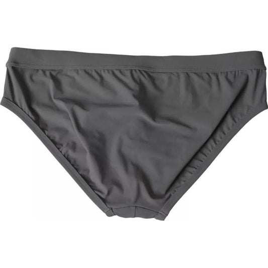 Dolce & Gabbana Dark Gray DG Logo Beachwear Brief Swimwear Men Dolce & Gabbana