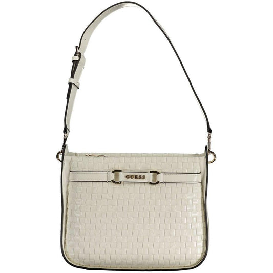 Guess Jeans White Polyethylene Handbag Guess Jeans