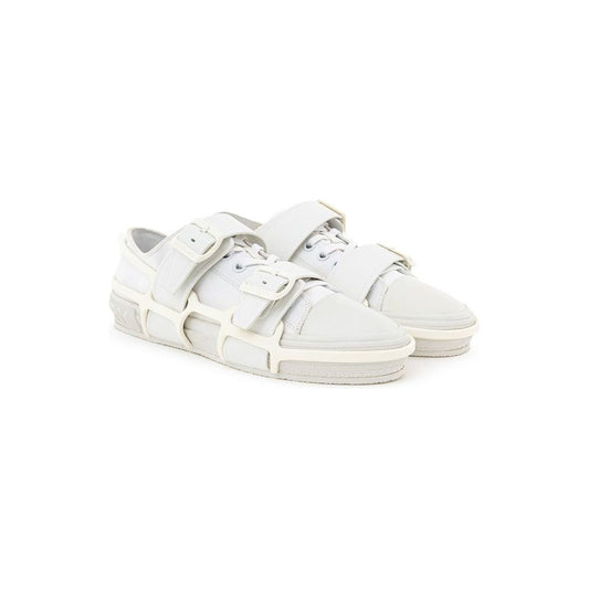 Burberry White Cotton Sneaker Burberry