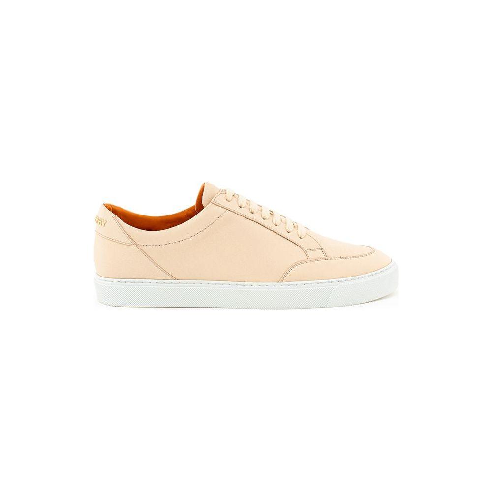 Burberry Pink Leather Sneaker Burberry