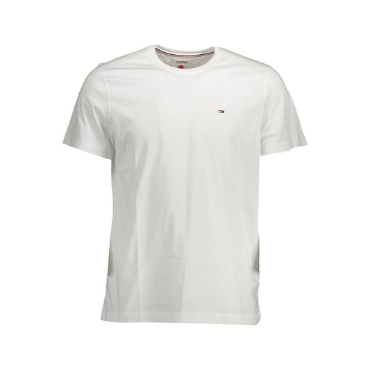 Tommy Hilfiger White Cotton T-Shirt Tommy Hilfiger