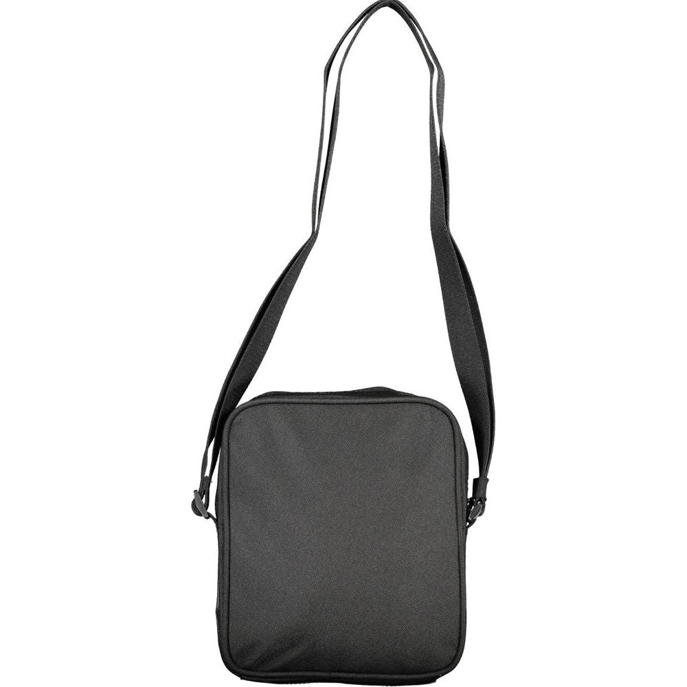 Front view with bag zipped and handles upright.