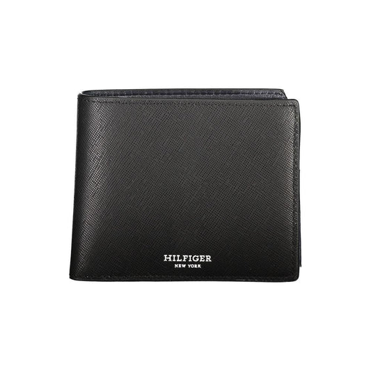 Tommy Hilfiger Black Leather Wallet Tommy Hilfiger