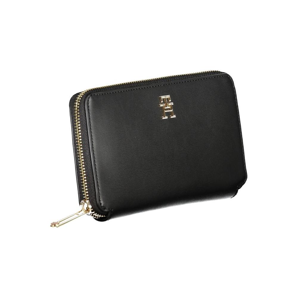 Tommy Hilfiger Black Polyethylene Wallet Tommy Hilfiger