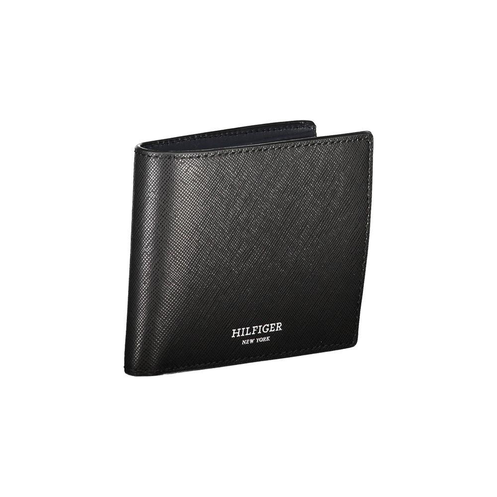 Tommy Hilfiger Black Leather Wallet Tommy Hilfiger