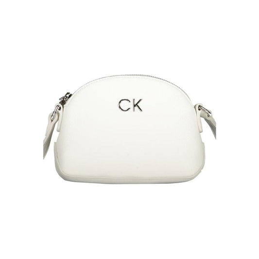 Calvin Klein White Polyethylene Handbag Calvin Klein