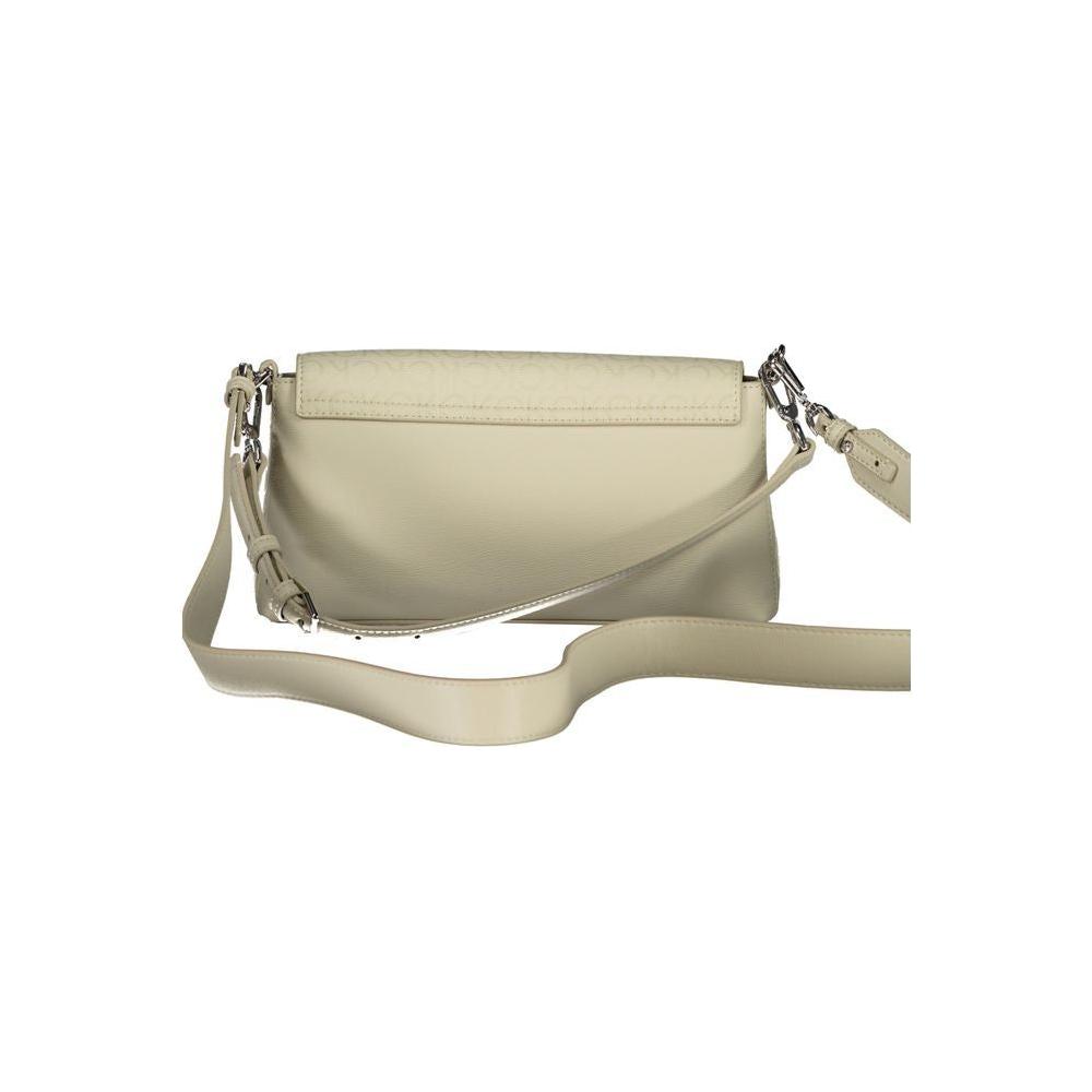 Calvin Klein Beige Polyester Handbag Calvin Klein