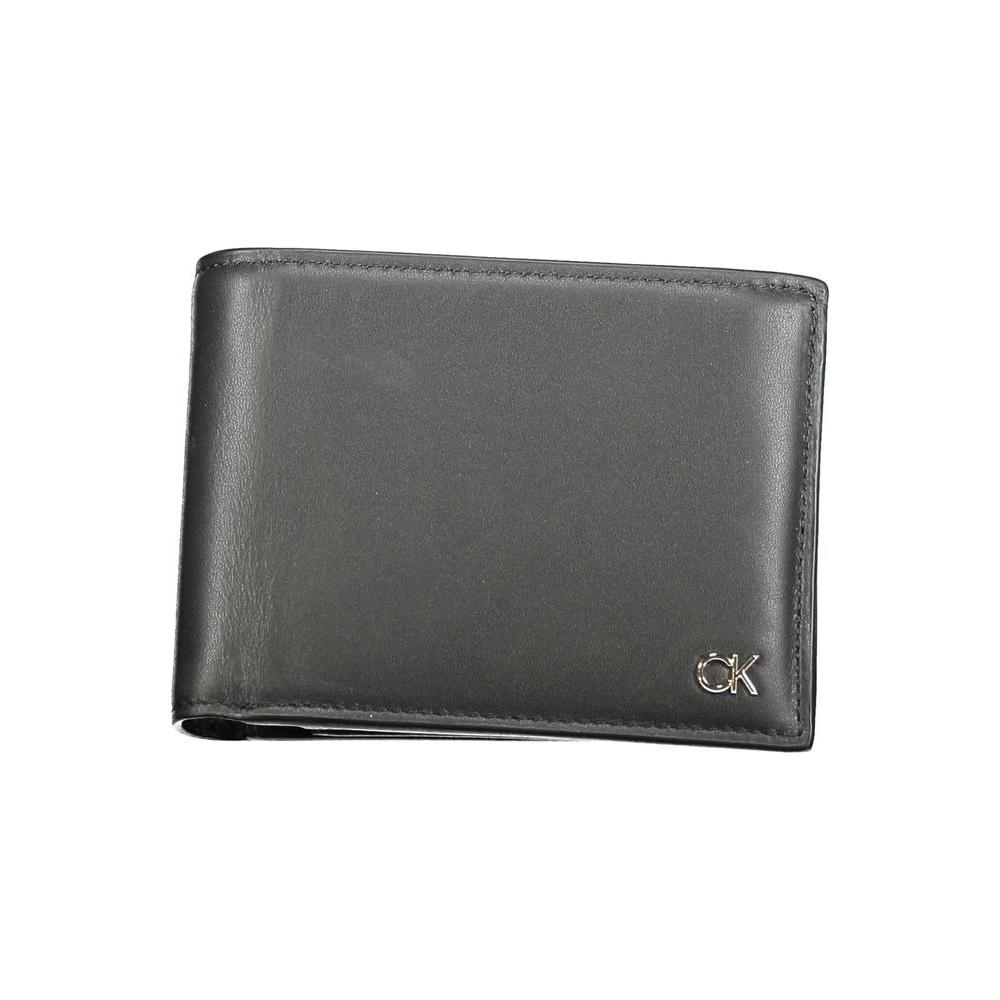 Calvin Klein Black Leather Wallet Calvin Klein