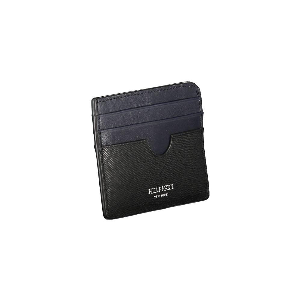 Tommy Hilfiger Black Leather Wallet Tommy Hilfiger