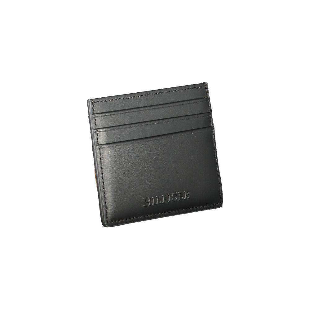 Tommy Hilfiger Black Leather Wallet Tommy Hilfiger