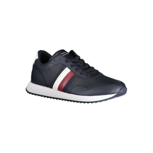 Tommy Hilfiger Blue Polyester Sneaker Tommy Hilfiger