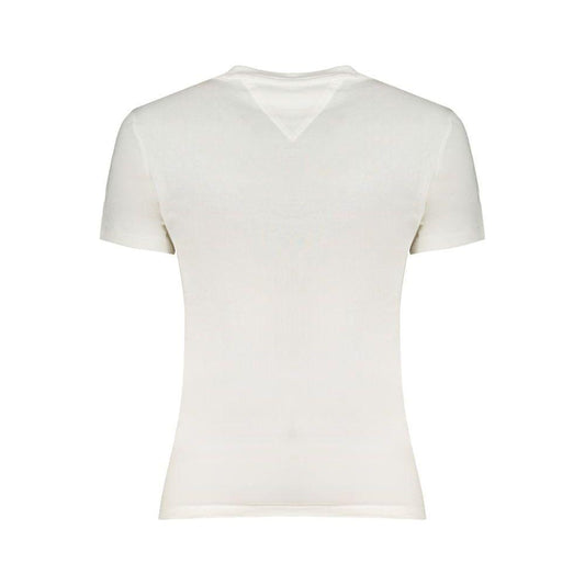 Tommy Hilfiger White Cotton Tops & T-Shirt Tommy Hilfiger