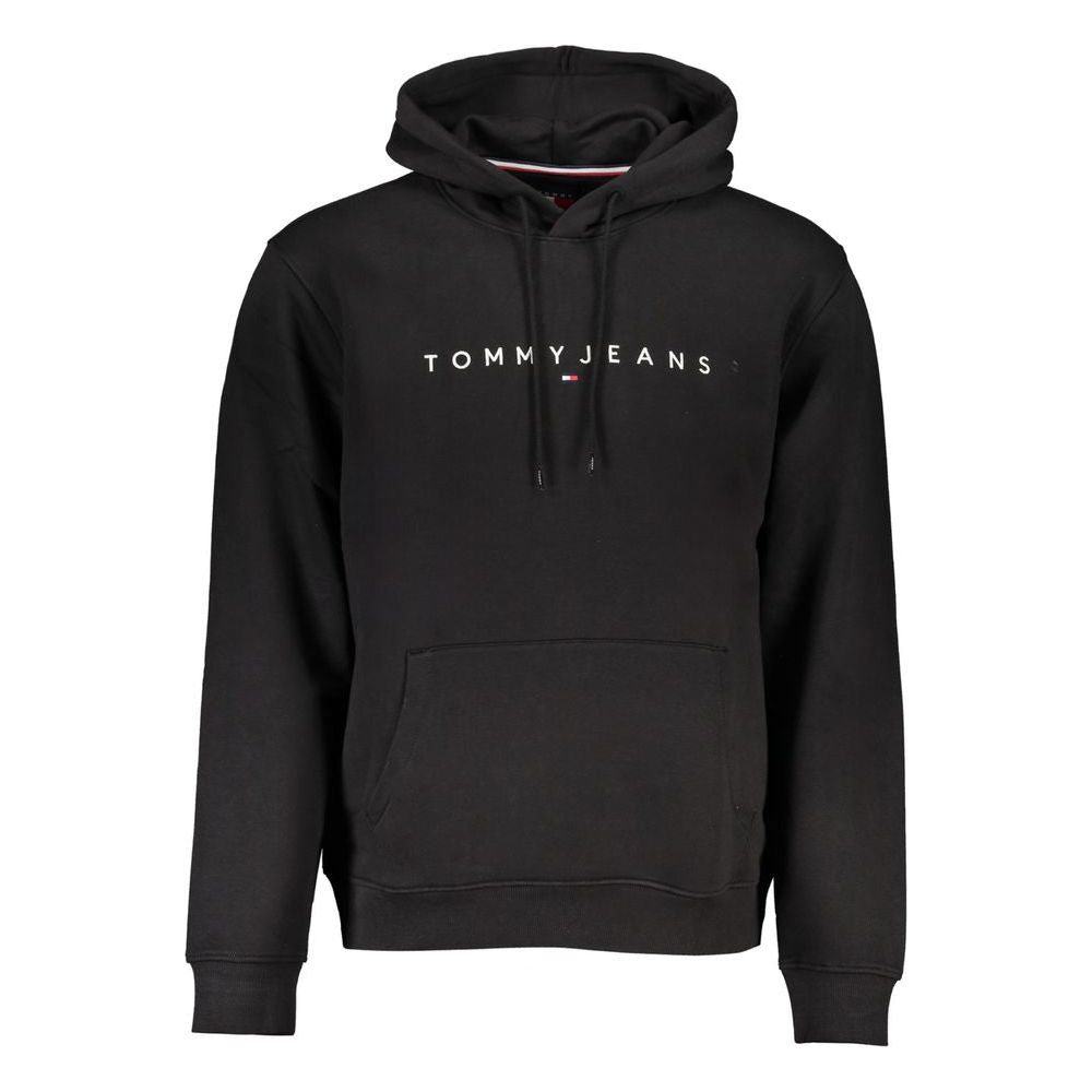 Tommy Hilfiger Black Cotton Sweater Tommy Hilfiger