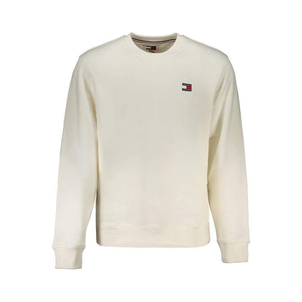 Tommy Hilfiger White Cotton Sweater Tommy Hilfiger