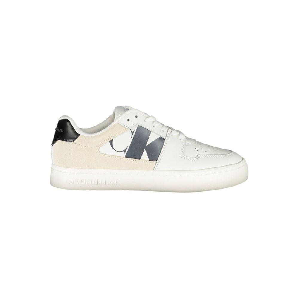 Calvin Klein White Polyester Sneaker Calvin Klein