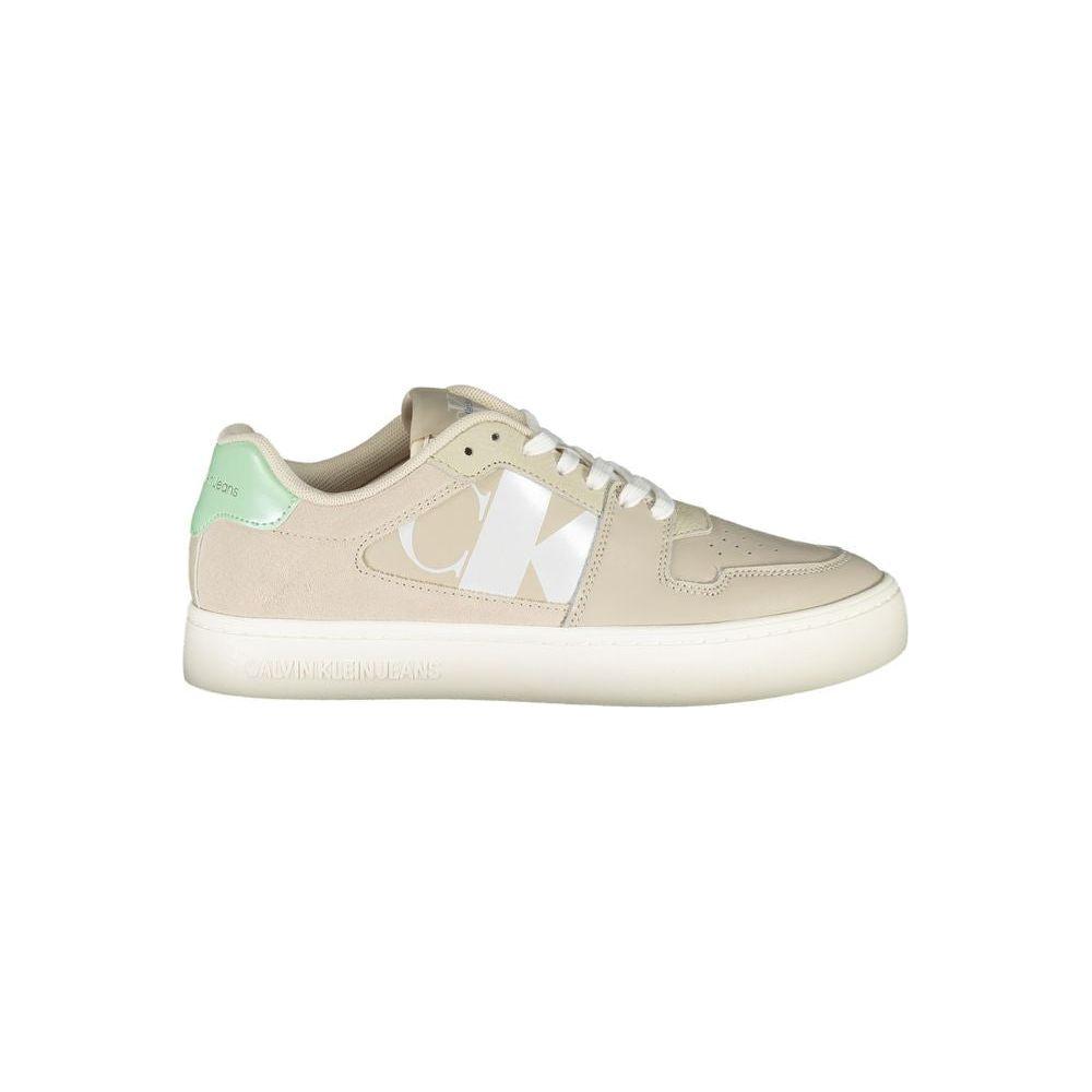 Calvin Klein Beige Polyester Sneaker Calvin Klein