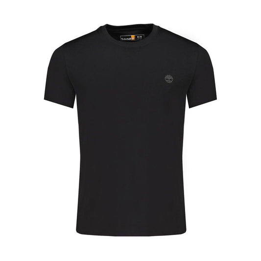 Timberland Black Cotton Men T-Shirt Timberland