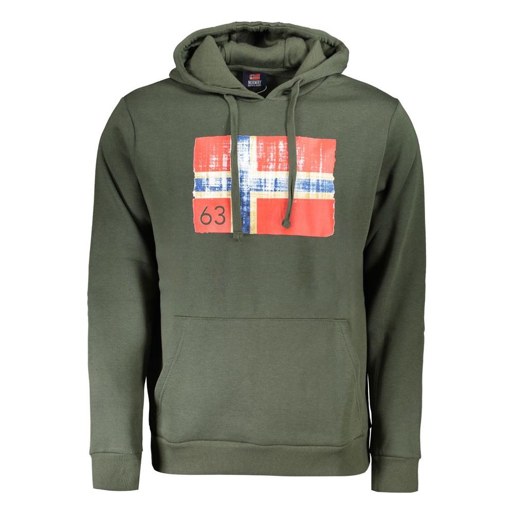 Norway 1963 Green Cotton Men Sweater Norway 1963