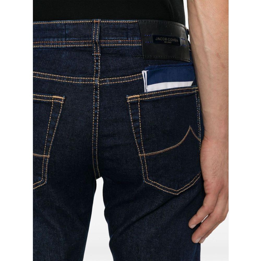 Jacob Cohen Blue Cotton Jeans & Pant Jacob Cohen