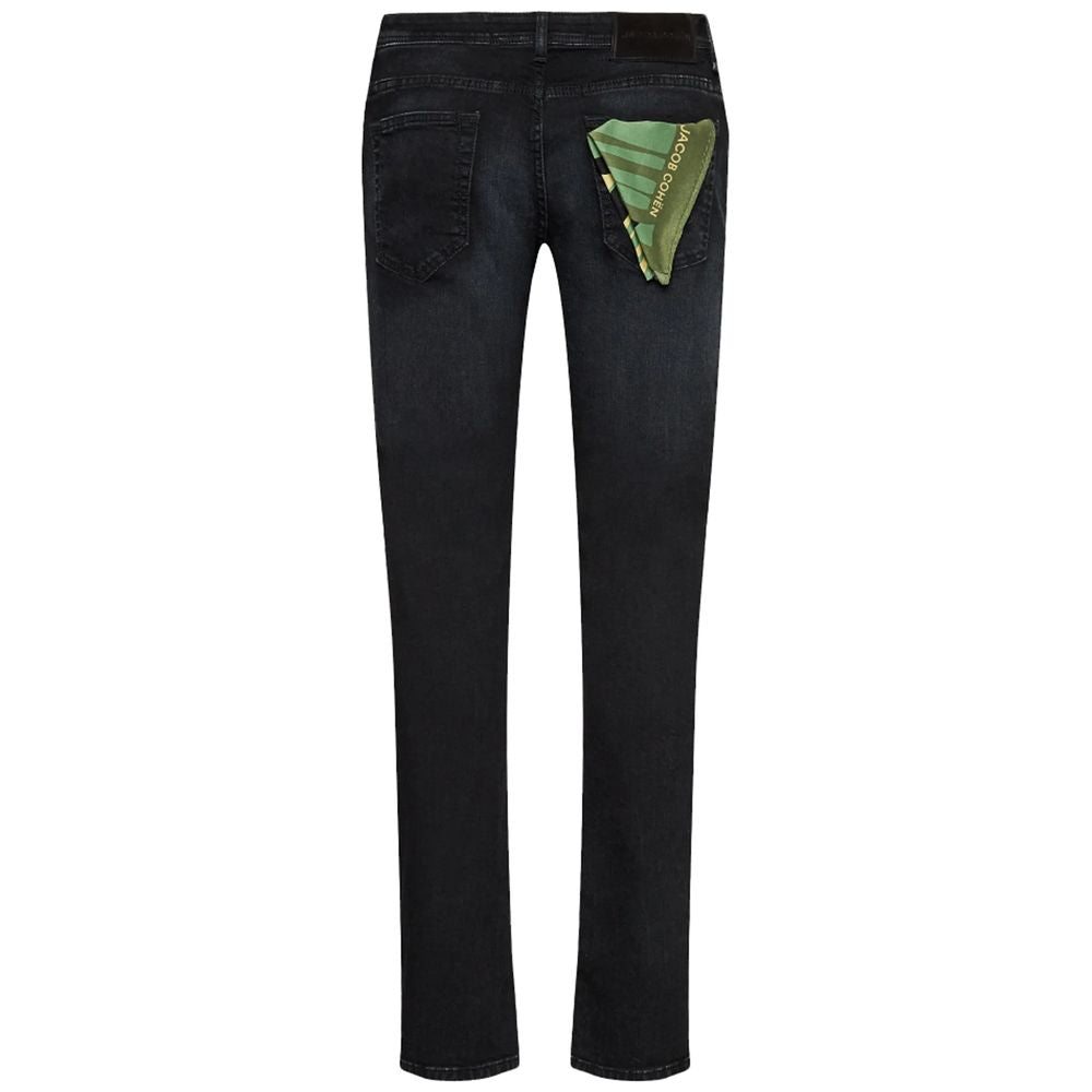 Jacob Cohen Black Cotton Jeans & Pant Jacob Cohen